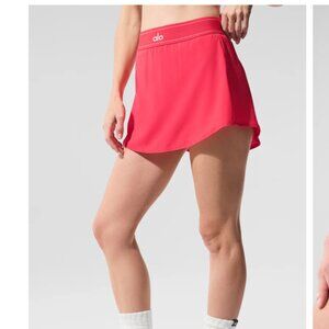 Alo - Match Point Tennis Skirt - Candy Red